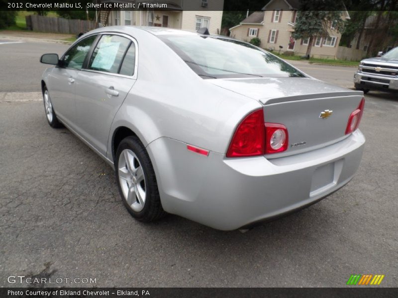 Silver Ice Metallic / Titanium 2012 Chevrolet Malibu LS
