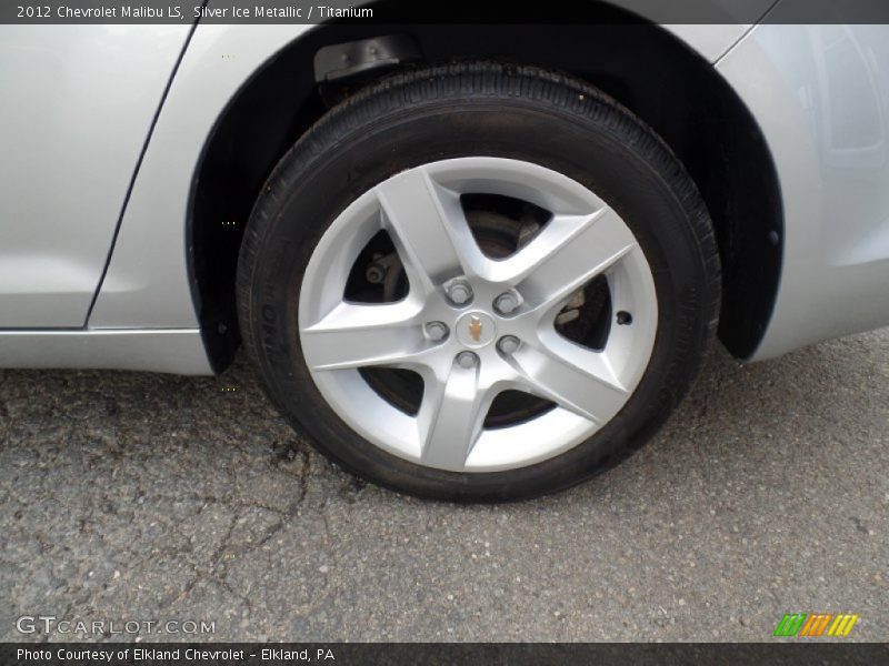 Silver Ice Metallic / Titanium 2012 Chevrolet Malibu LS