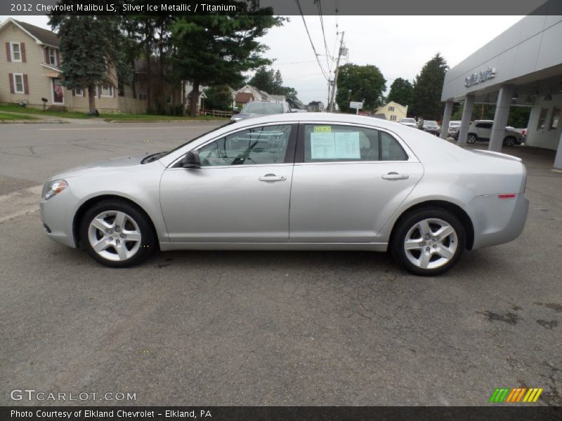 Silver Ice Metallic / Titanium 2012 Chevrolet Malibu LS
