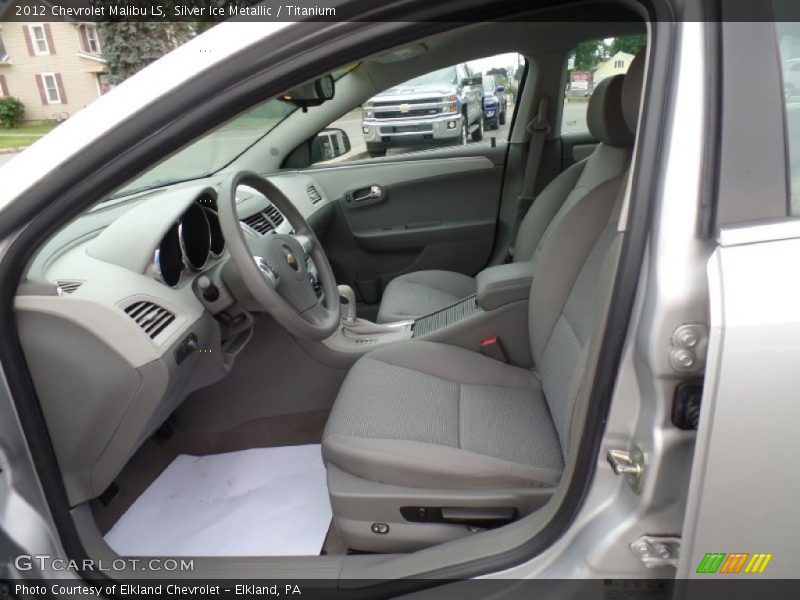 Silver Ice Metallic / Titanium 2012 Chevrolet Malibu LS