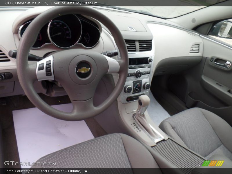 Silver Ice Metallic / Titanium 2012 Chevrolet Malibu LS