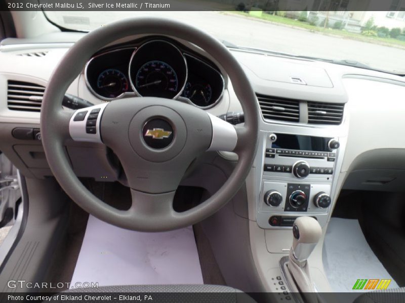 Silver Ice Metallic / Titanium 2012 Chevrolet Malibu LS