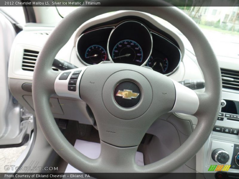 Silver Ice Metallic / Titanium 2012 Chevrolet Malibu LS