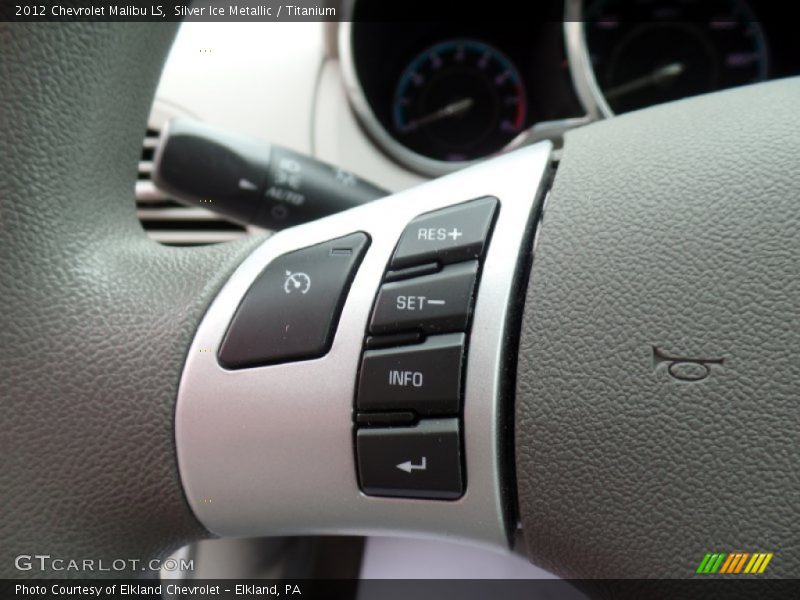Silver Ice Metallic / Titanium 2012 Chevrolet Malibu LS