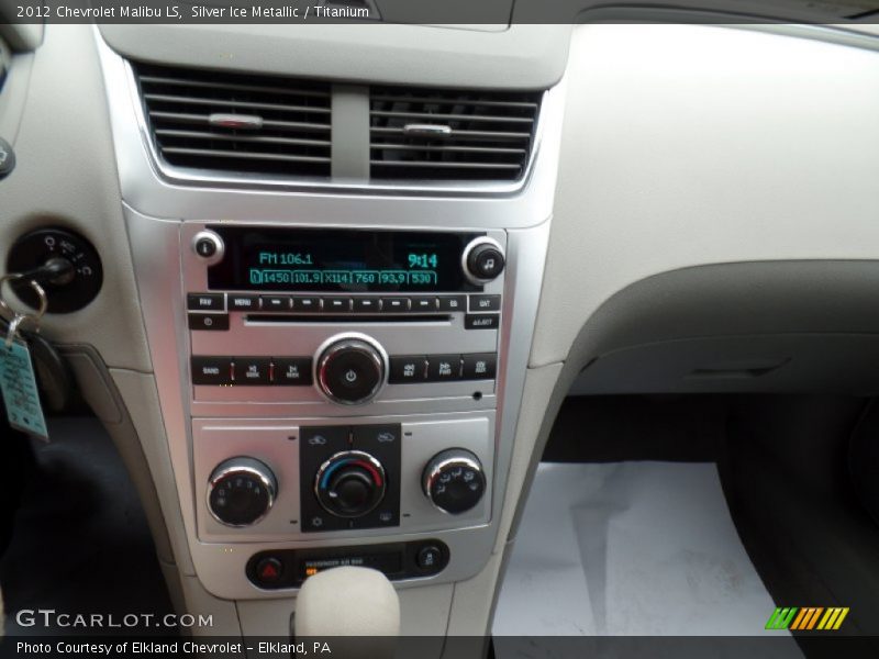 Silver Ice Metallic / Titanium 2012 Chevrolet Malibu LS