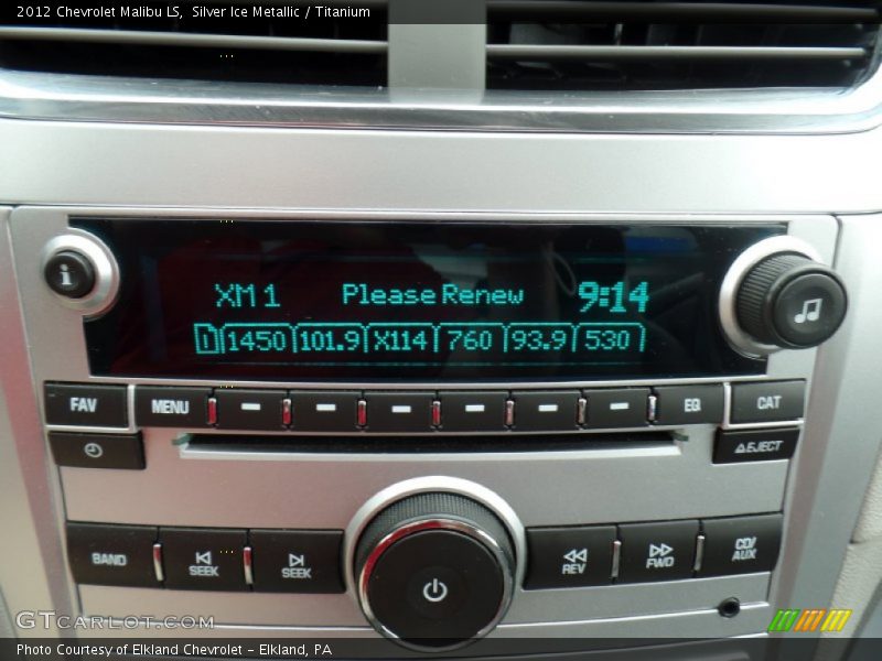 Silver Ice Metallic / Titanium 2012 Chevrolet Malibu LS