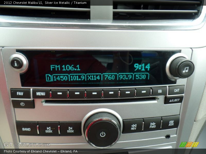 Silver Ice Metallic / Titanium 2012 Chevrolet Malibu LS