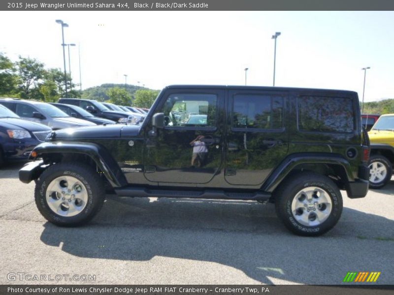 Black / Black/Dark Saddle 2015 Jeep Wrangler Unlimited Sahara 4x4