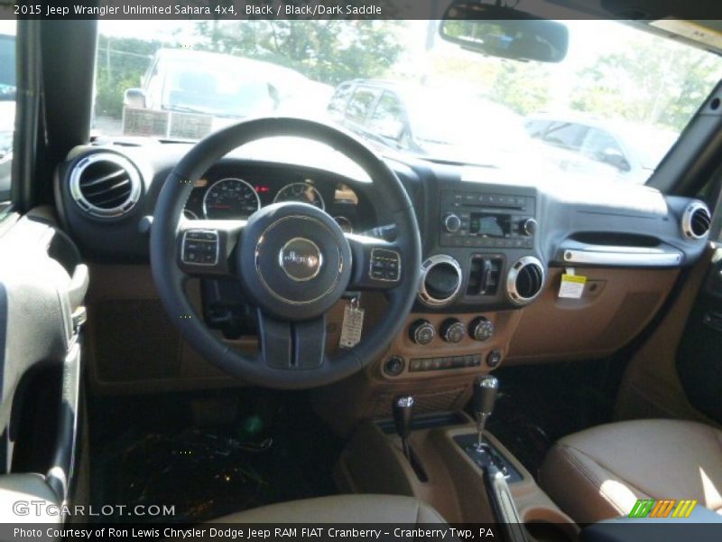 Black / Black/Dark Saddle 2015 Jeep Wrangler Unlimited Sahara 4x4
