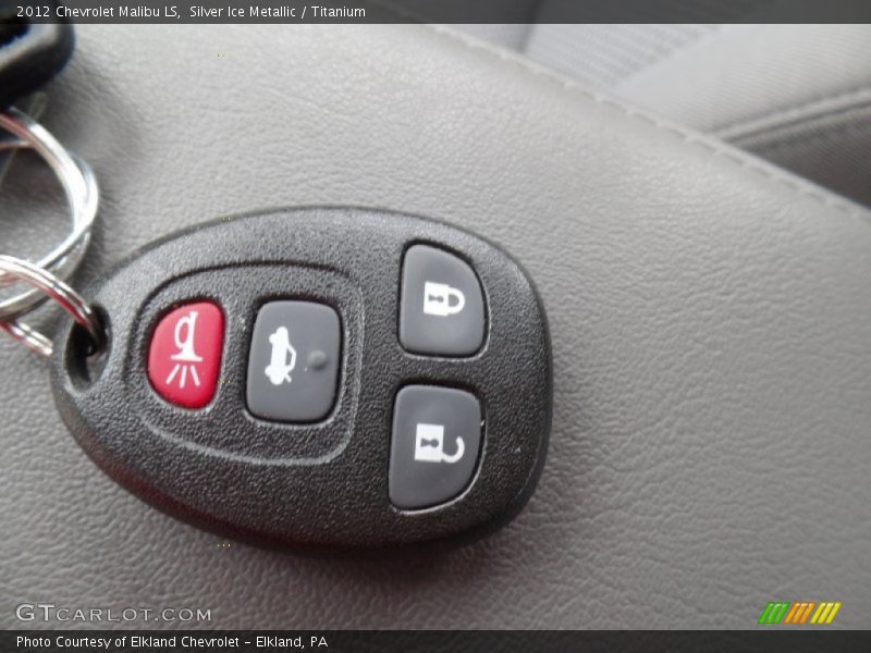 Silver Ice Metallic / Titanium 2012 Chevrolet Malibu LS