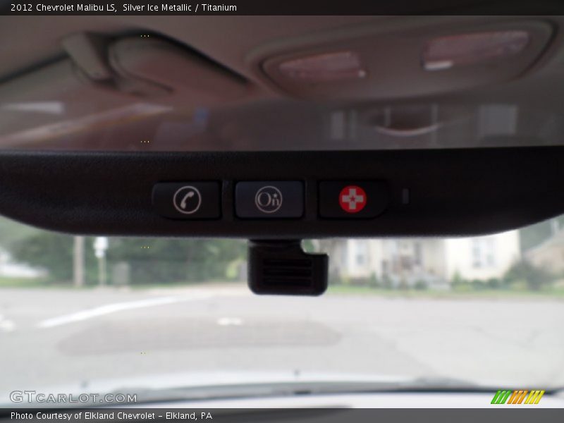 Silver Ice Metallic / Titanium 2012 Chevrolet Malibu LS
