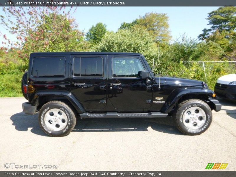 Black / Black/Dark Saddle 2015 Jeep Wrangler Unlimited Sahara 4x4