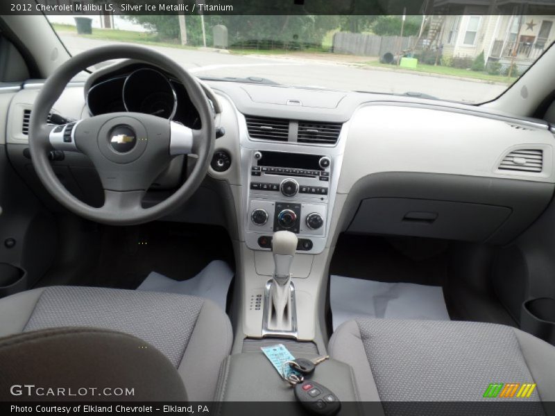 Silver Ice Metallic / Titanium 2012 Chevrolet Malibu LS