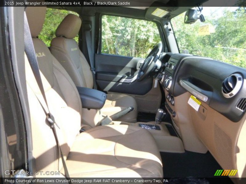 Black / Black/Dark Saddle 2015 Jeep Wrangler Unlimited Sahara 4x4