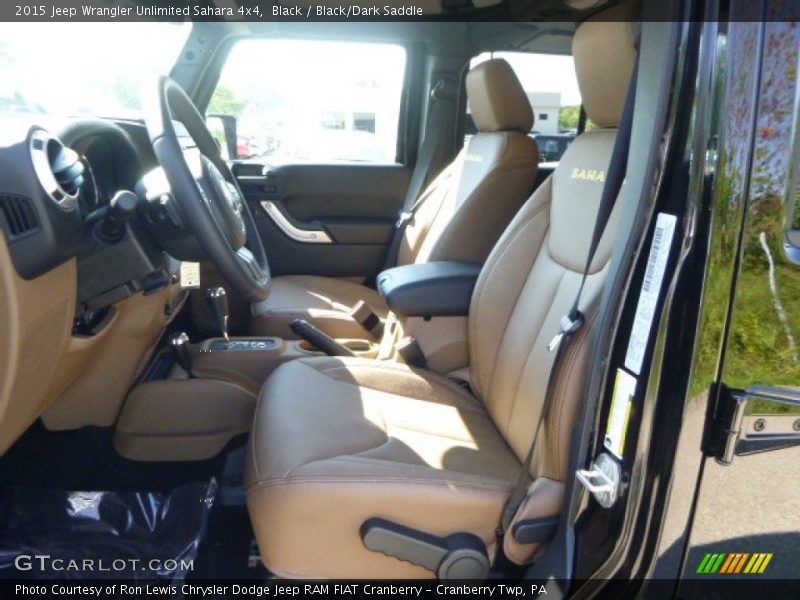 Black / Black/Dark Saddle 2015 Jeep Wrangler Unlimited Sahara 4x4