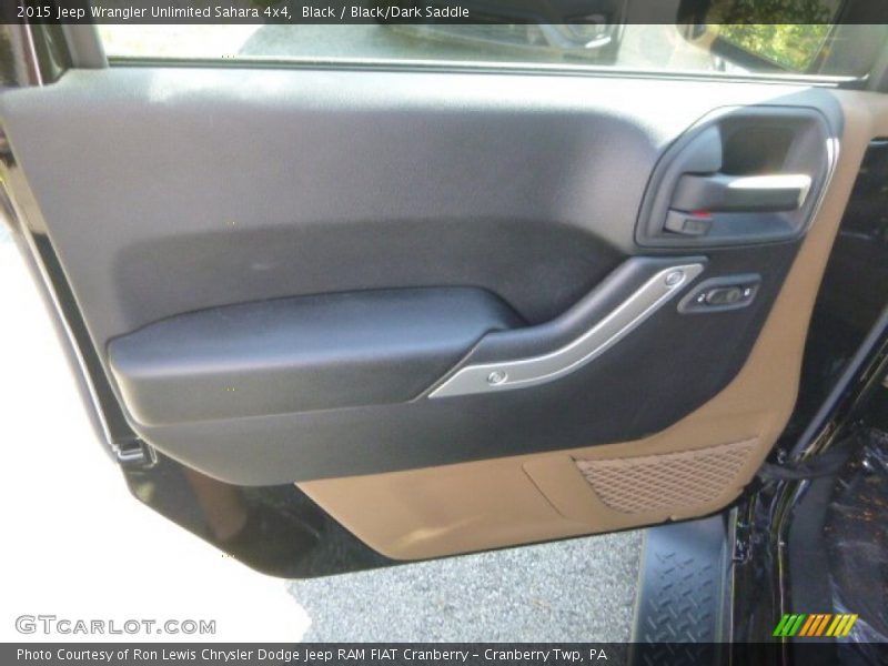 Black / Black/Dark Saddle 2015 Jeep Wrangler Unlimited Sahara 4x4