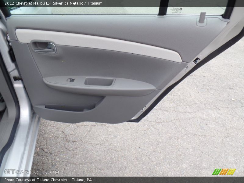 Silver Ice Metallic / Titanium 2012 Chevrolet Malibu LS