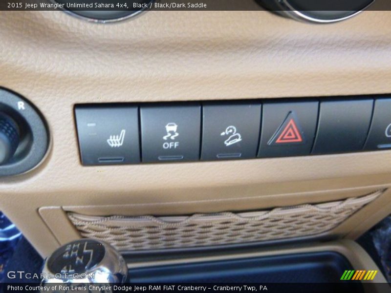 Black / Black/Dark Saddle 2015 Jeep Wrangler Unlimited Sahara 4x4