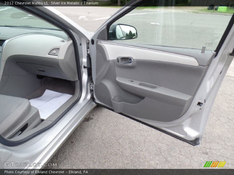 Silver Ice Metallic / Titanium 2012 Chevrolet Malibu LS