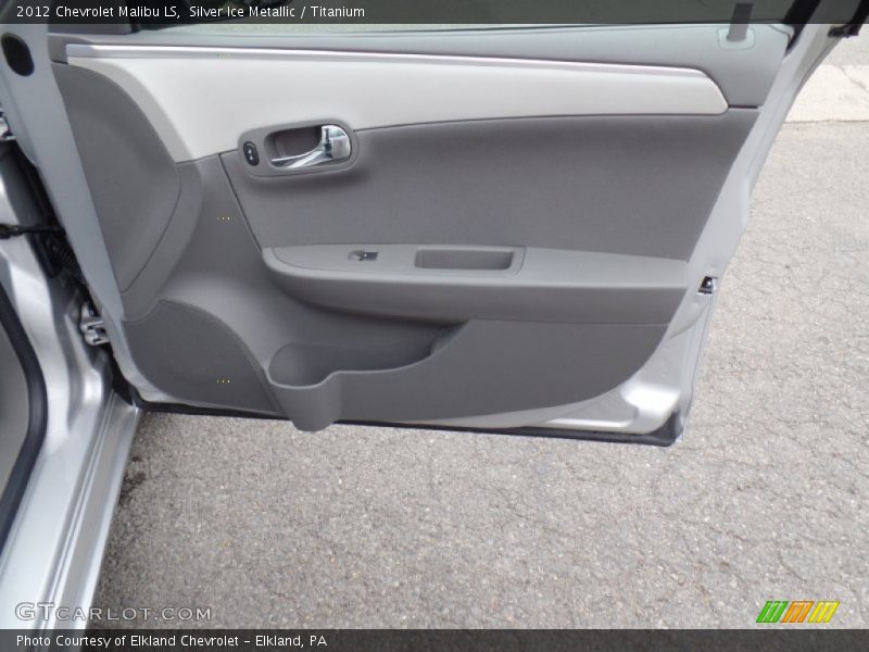 Silver Ice Metallic / Titanium 2012 Chevrolet Malibu LS