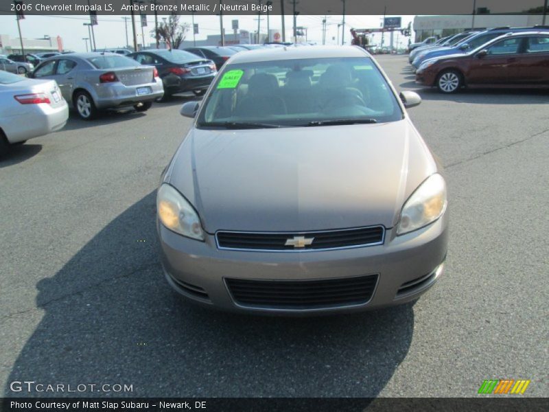 Amber Bronze Metallic / Neutral Beige 2006 Chevrolet Impala LS