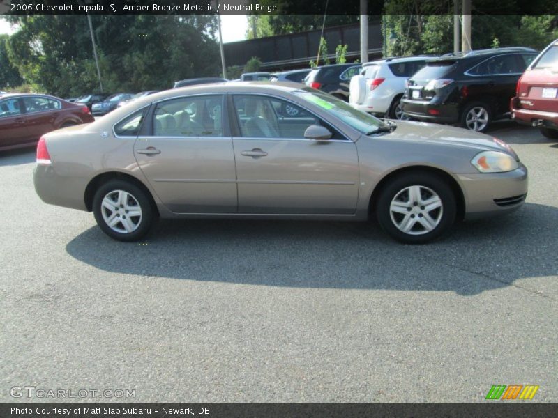 Amber Bronze Metallic / Neutral Beige 2006 Chevrolet Impala LS