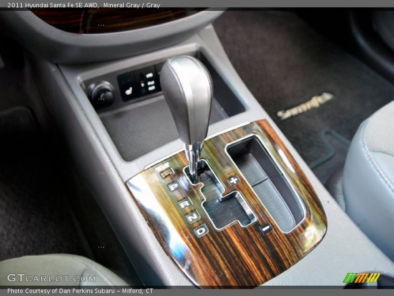Mineral Gray / Gray 2011 Hyundai Santa Fe SE AWD