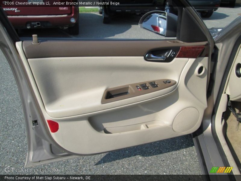 Amber Bronze Metallic / Neutral Beige 2006 Chevrolet Impala LS
