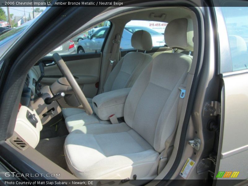 Amber Bronze Metallic / Neutral Beige 2006 Chevrolet Impala LS