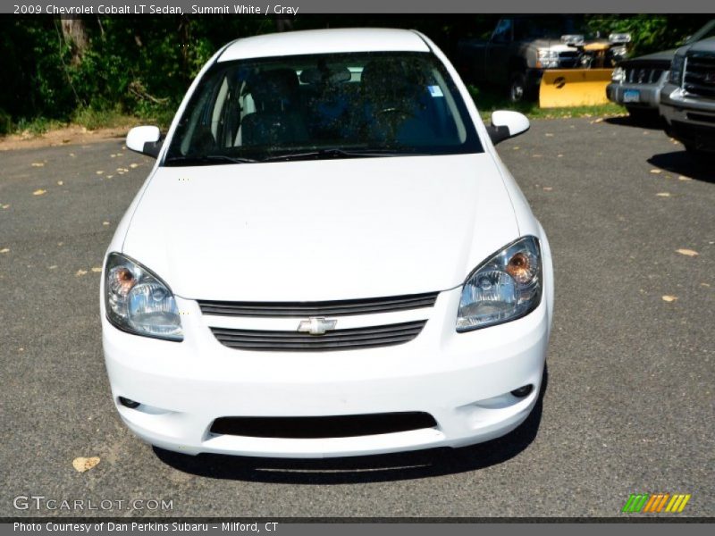 Summit White / Gray 2009 Chevrolet Cobalt LT Sedan