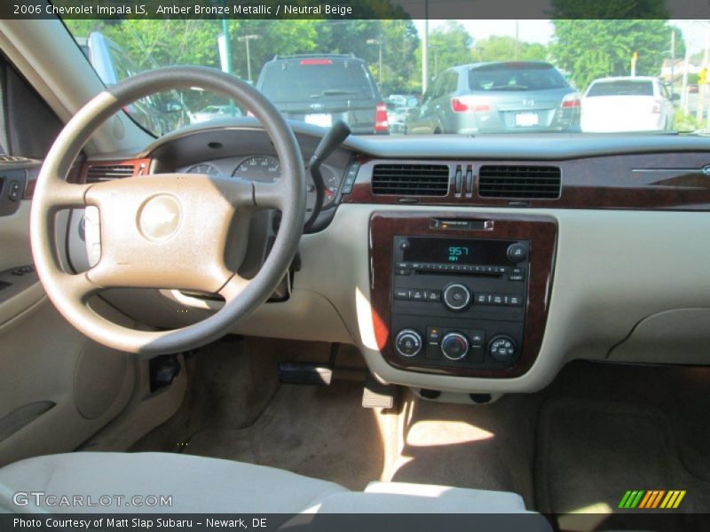 Amber Bronze Metallic / Neutral Beige 2006 Chevrolet Impala LS