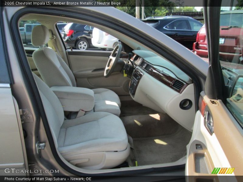Amber Bronze Metallic / Neutral Beige 2006 Chevrolet Impala LS