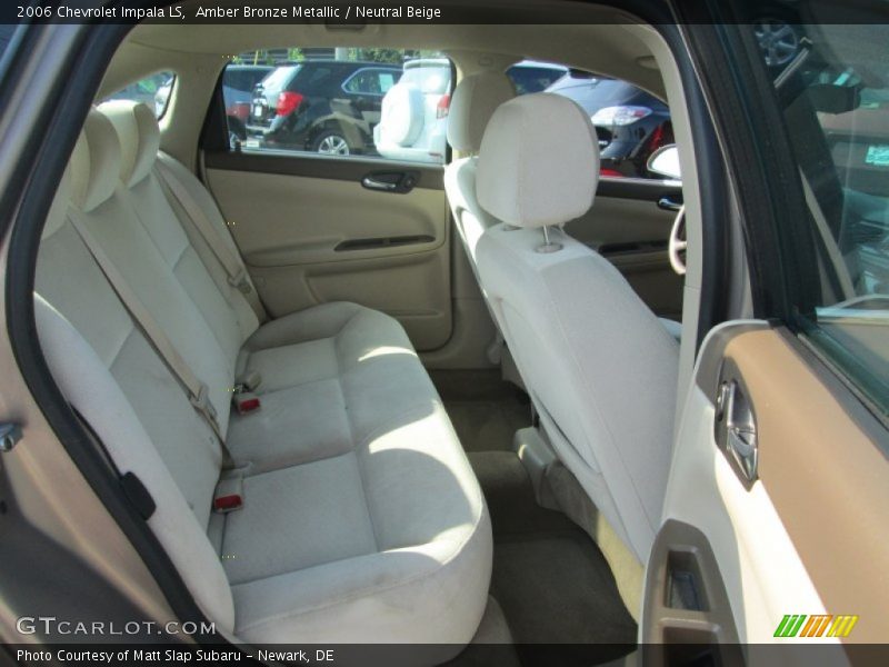 Amber Bronze Metallic / Neutral Beige 2006 Chevrolet Impala LS
