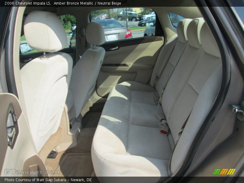 Amber Bronze Metallic / Neutral Beige 2006 Chevrolet Impala LS