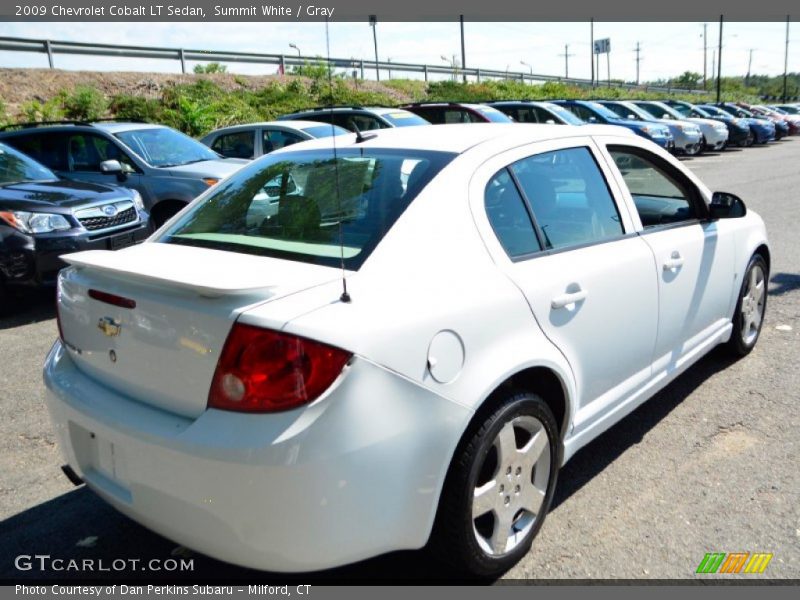 Summit White / Gray 2009 Chevrolet Cobalt LT Sedan