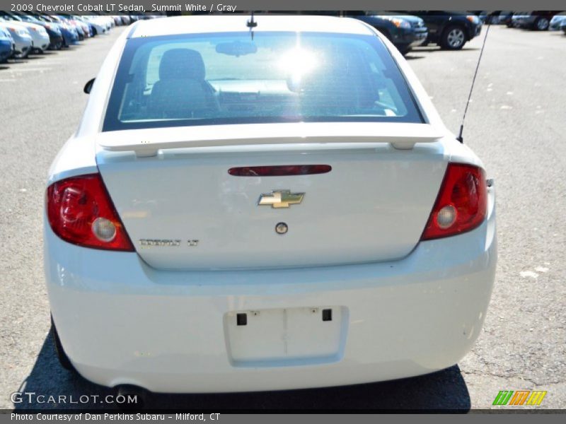 Summit White / Gray 2009 Chevrolet Cobalt LT Sedan