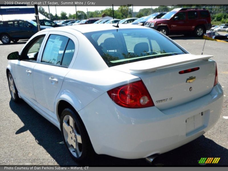 Summit White / Gray 2009 Chevrolet Cobalt LT Sedan