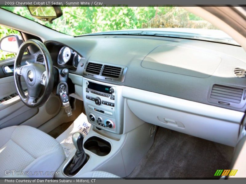 Summit White / Gray 2009 Chevrolet Cobalt LT Sedan