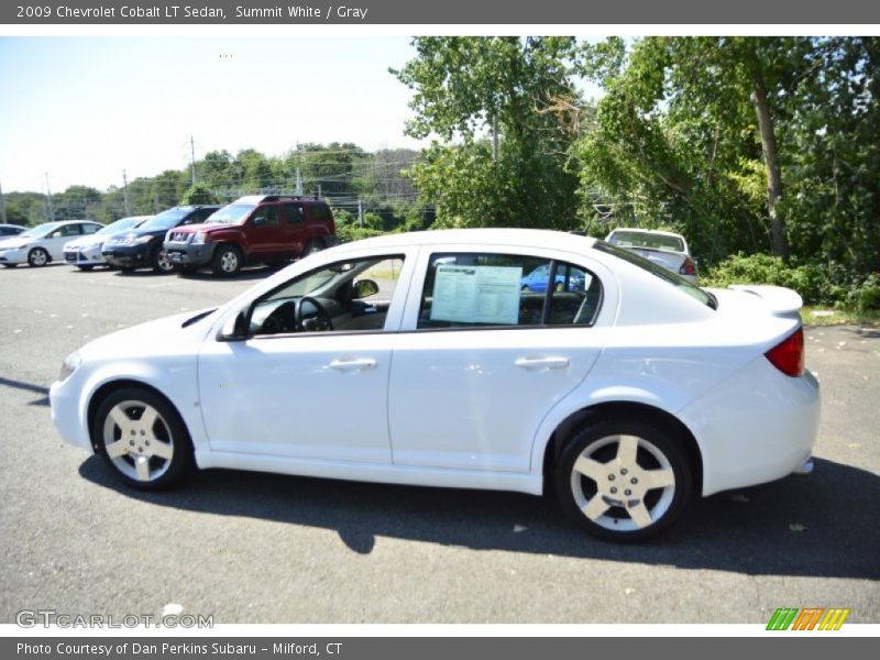 Summit White / Gray 2009 Chevrolet Cobalt LT Sedan