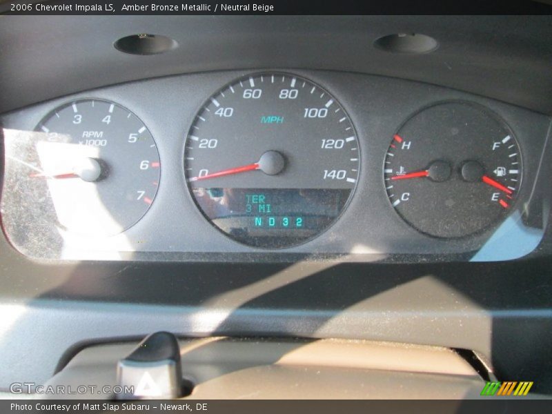 Amber Bronze Metallic / Neutral Beige 2006 Chevrolet Impala LS