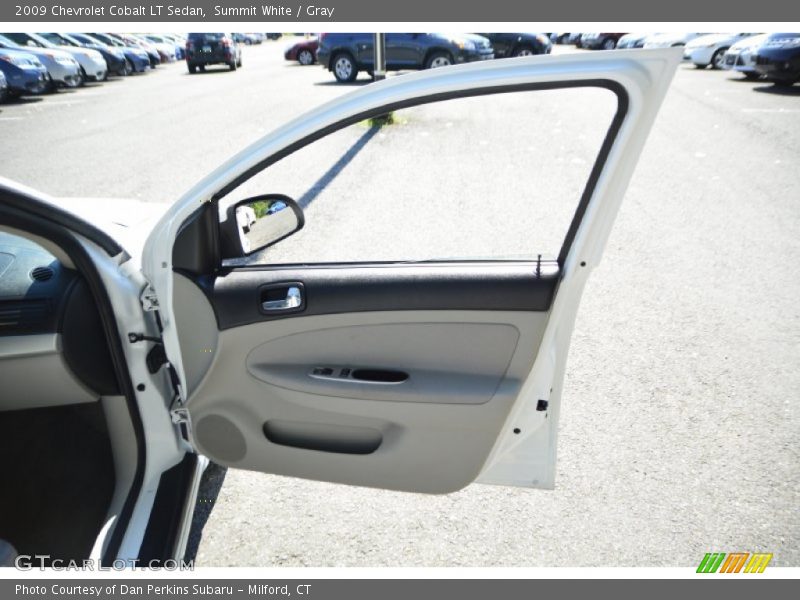 Summit White / Gray 2009 Chevrolet Cobalt LT Sedan