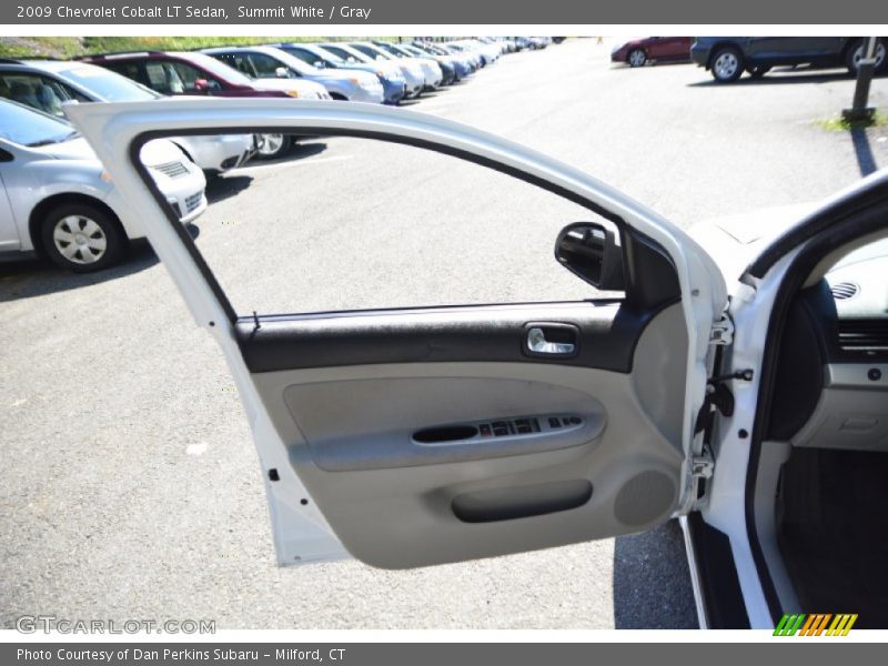 Summit White / Gray 2009 Chevrolet Cobalt LT Sedan
