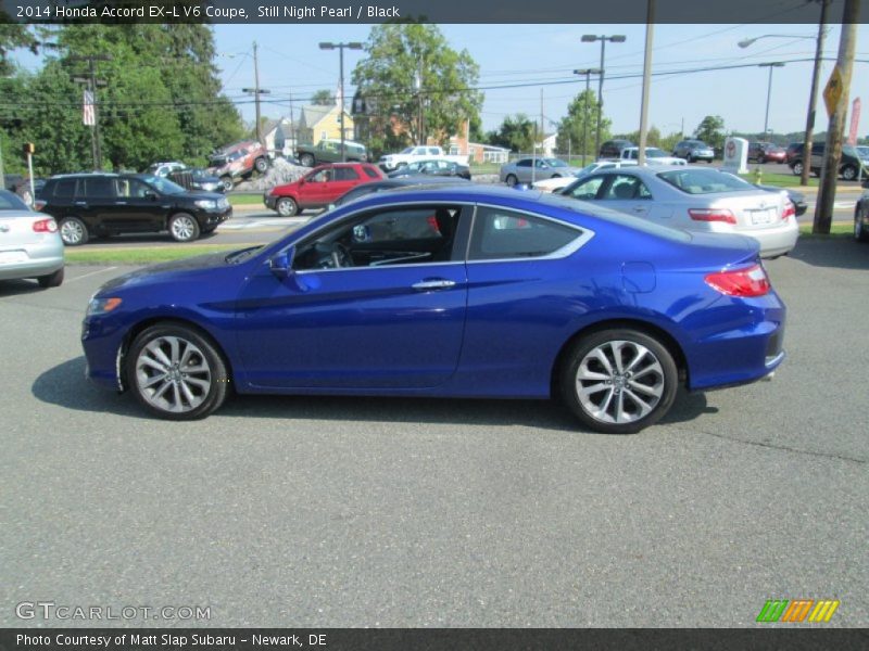 Still Night Pearl / Black 2014 Honda Accord EX-L V6 Coupe