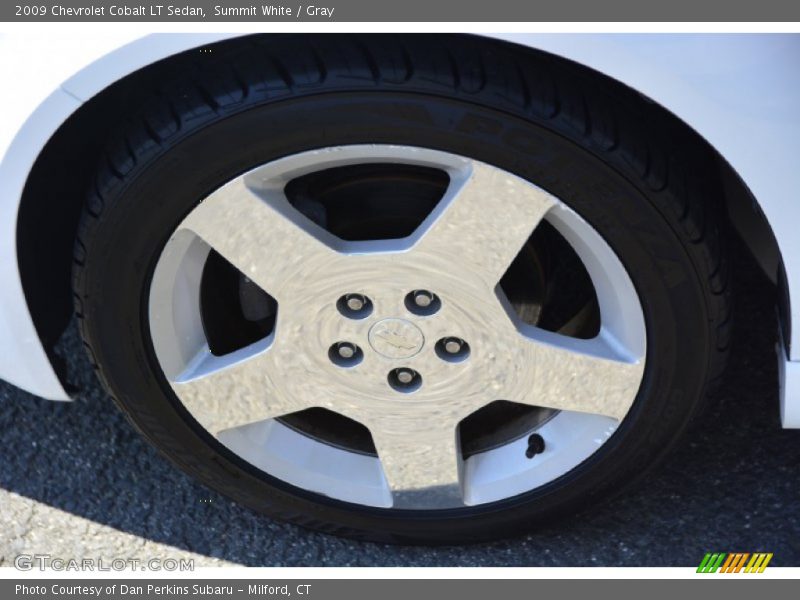 Summit White / Gray 2009 Chevrolet Cobalt LT Sedan