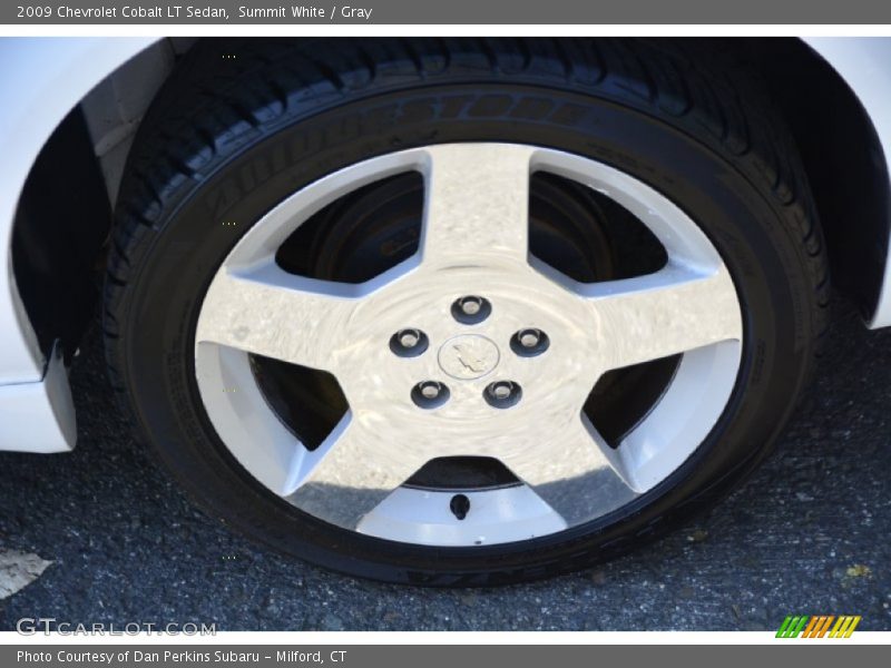Summit White / Gray 2009 Chevrolet Cobalt LT Sedan