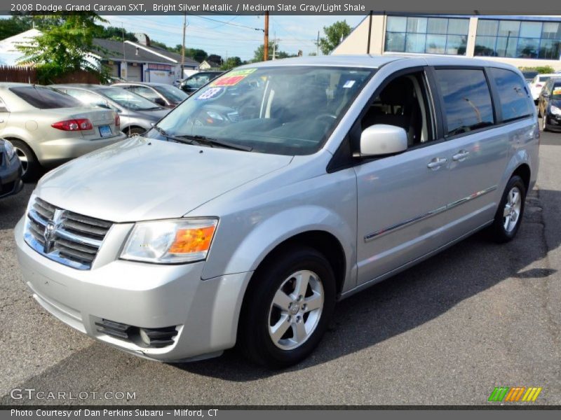Bright Silver Metallic / Medium Slate Gray/Light Shale 2008 Dodge Grand Caravan SXT