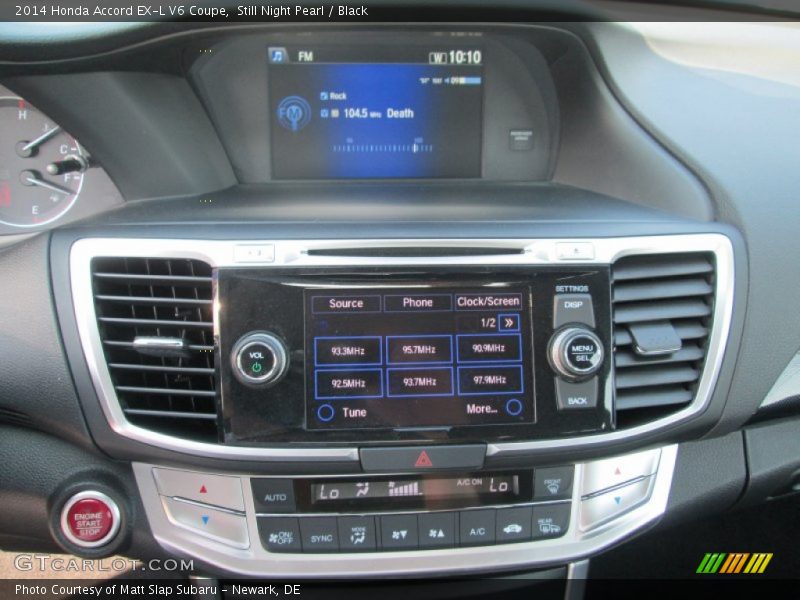 Still Night Pearl / Black 2014 Honda Accord EX-L V6 Coupe