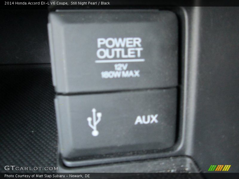Still Night Pearl / Black 2014 Honda Accord EX-L V6 Coupe