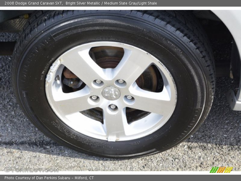 Bright Silver Metallic / Medium Slate Gray/Light Shale 2008 Dodge Grand Caravan SXT
