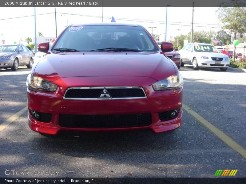 Rally Red Pearl / Black 2008 Mitsubishi Lancer GTS